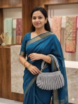 Stylish Grey Handbag